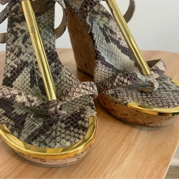 Dolce Vita Strappy Wedges - Picture 2 of 7